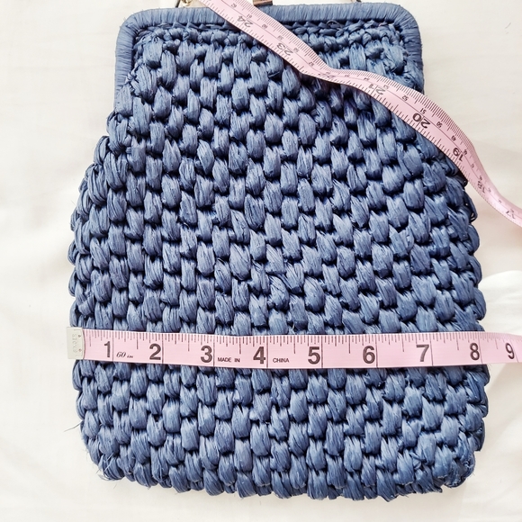 Kiss Lock Straw Bag "Vintage" - Picture 4 of 5